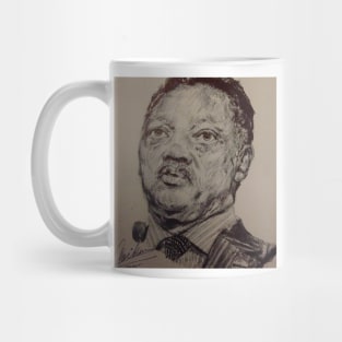 Jesse Jackson Portrait Mug